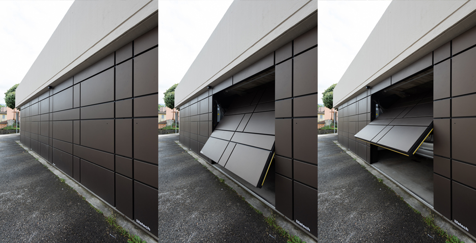 Porte garage basculanti – Matteo Huber 01 02 03